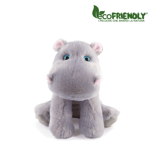 Peluche cucciolo ecofriendly ippopotamo