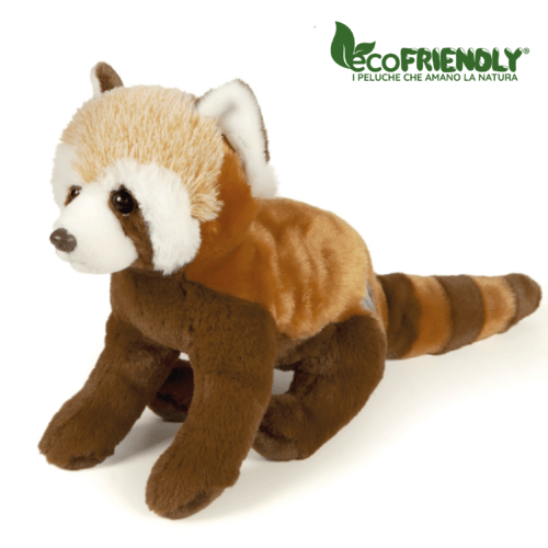 Panda rosso Peluche Ecofriendly