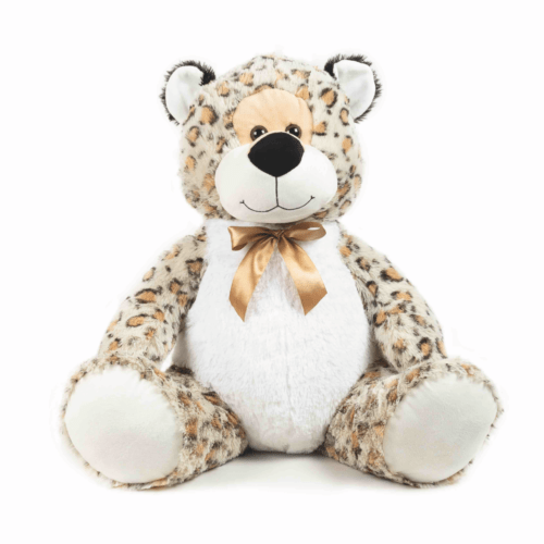 peluche tigre maculata con imbottitura riciclata